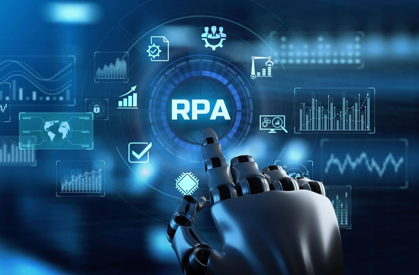 RPA for Finance, Financial Reporting Automation, Data Migration, Bank Reconciliation, Customer Order Processing, Accounts Payable Automation, Accounts Receivable Processing, Robotic Process Automation, Financial Process Optimization, Automated Financial Systems